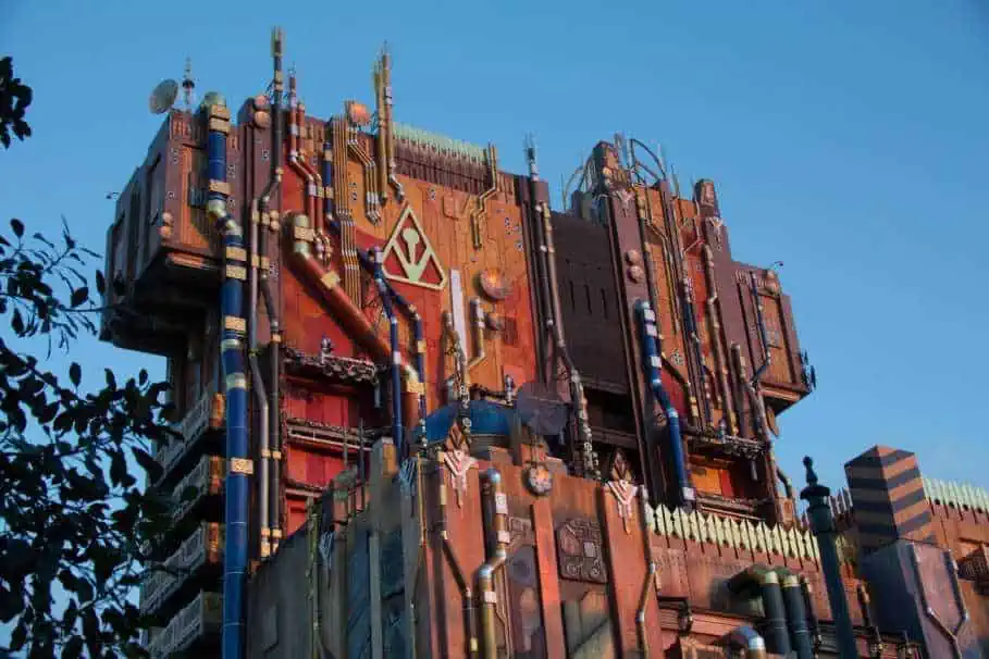 How long is the wait for Guardians of the Galaxy ride at Disneyland California