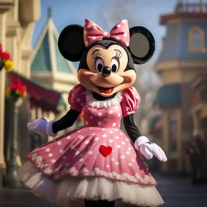 Minnie Mouse at Disneyland