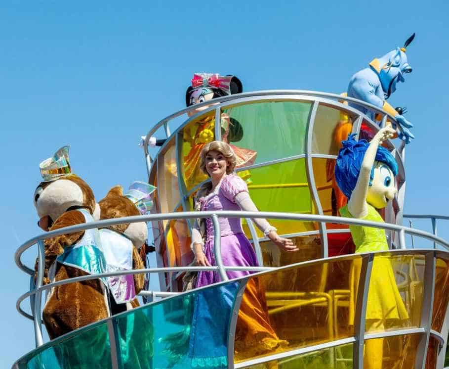 Rapunzel at Disney Magic Kingdom Parade