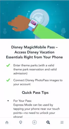 Disney MagicMobile Pass